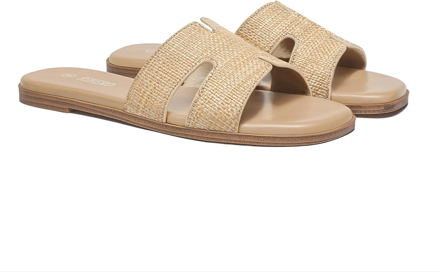 Comfortable Leather Slide Sandals