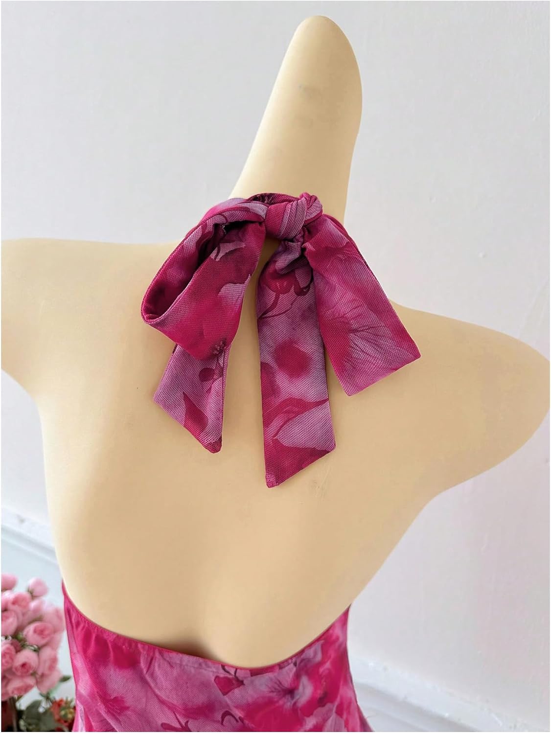 Robe d'été fleurie à volants