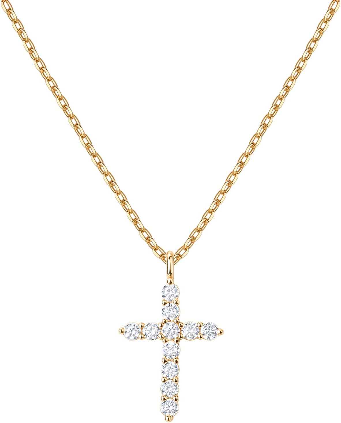Elegant Gold Cross Necklace