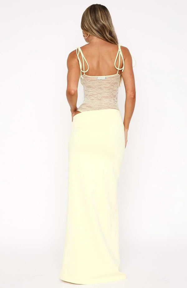 Elegant Lace Maxi Dress