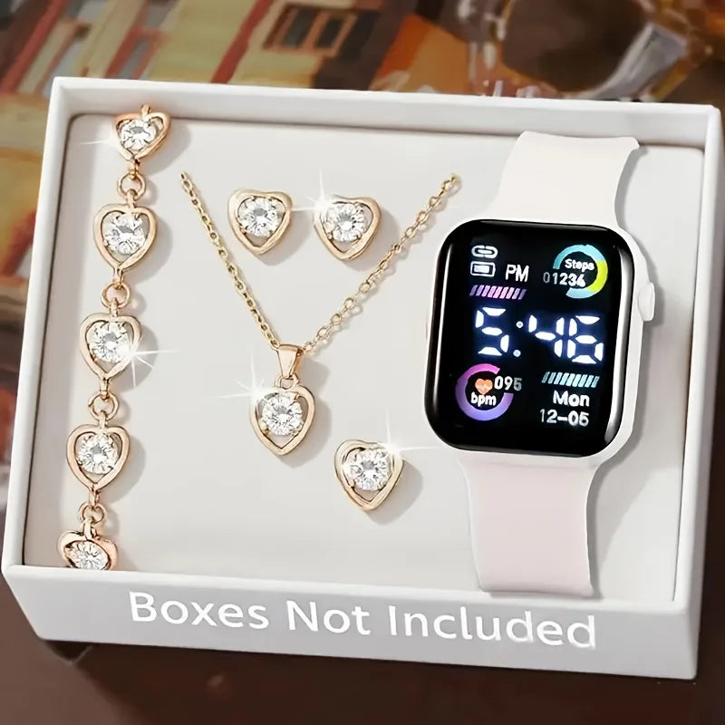 Fashion Jewelry & Watch Set