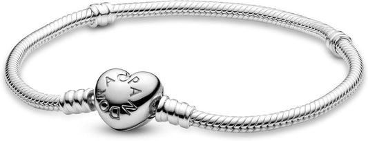 Bracelet Coeur Élégant en Argent