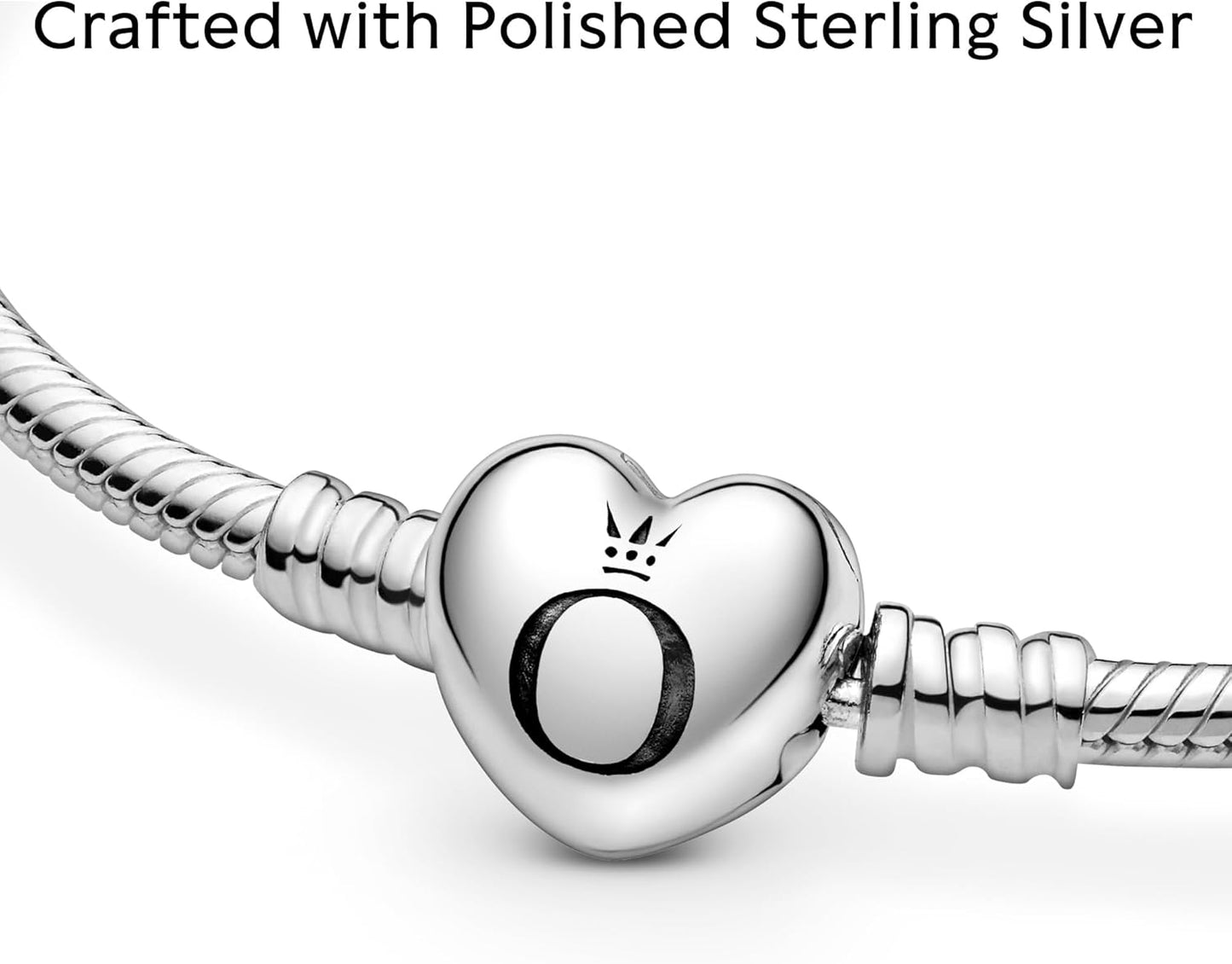 Bracelet Coeur Élégant en Argent