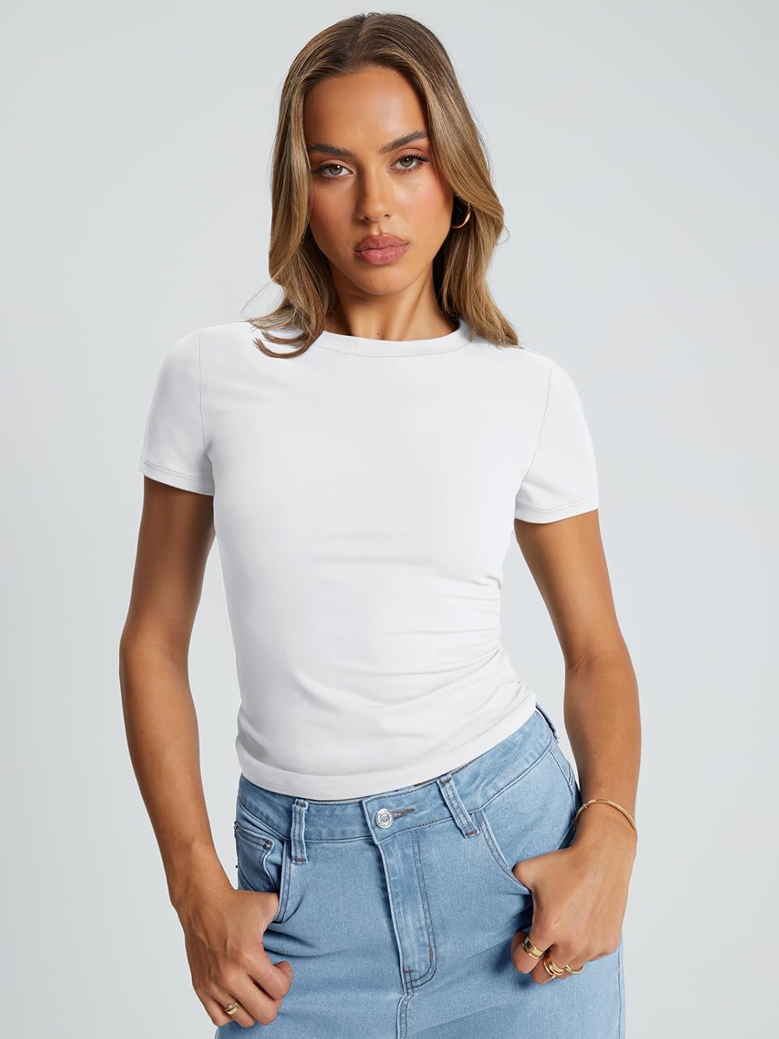 Trendy Queen Soft Crop Tops