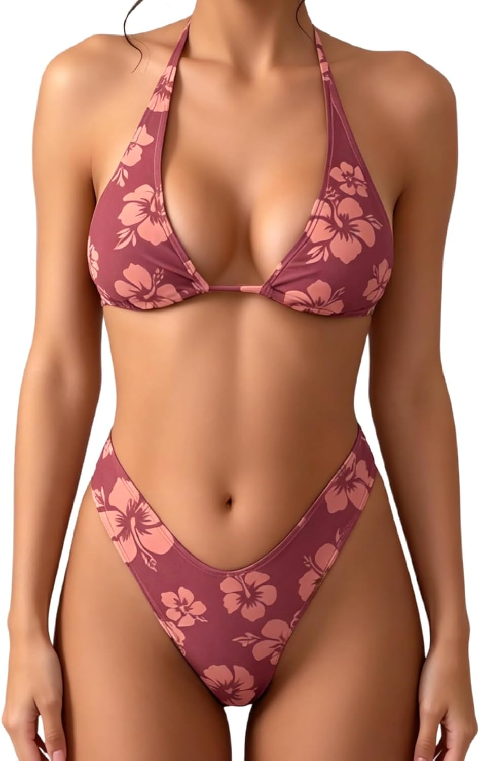 Chic Polka Dot Bikini Set
