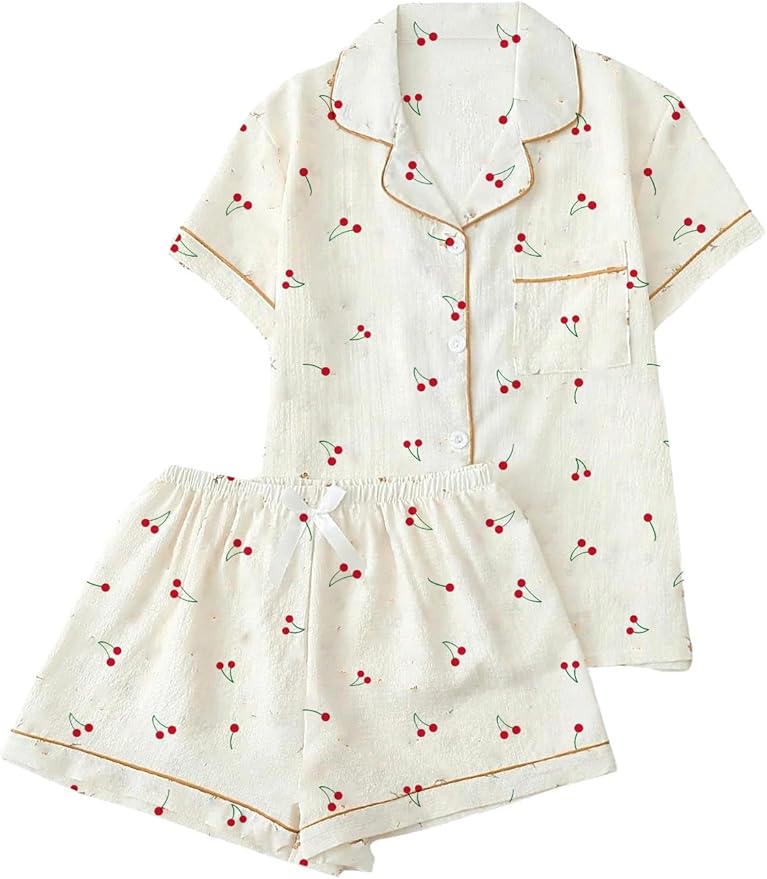 Silk Satin Striped Pajama Set