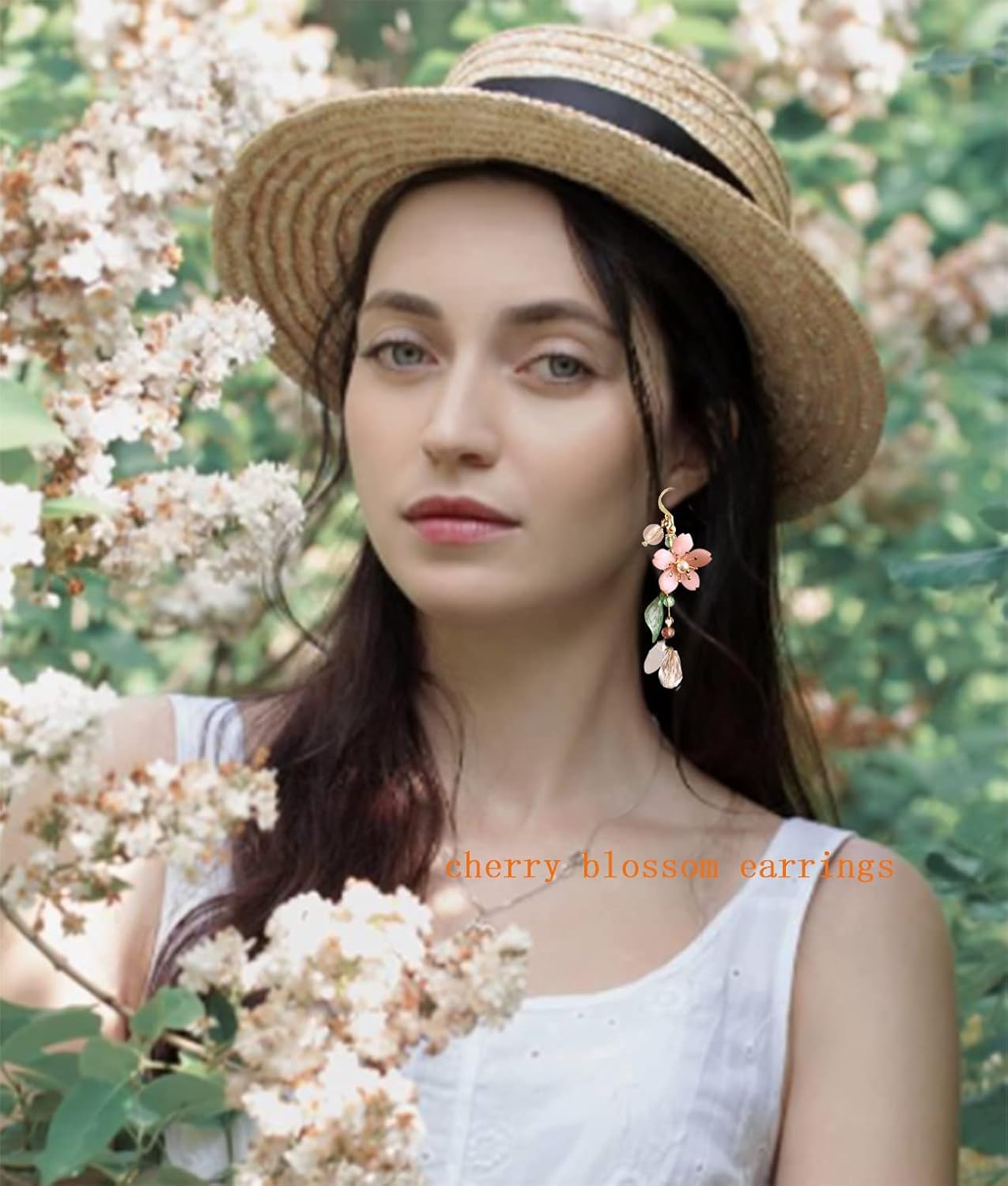 Charming Floral Dangle Earrings