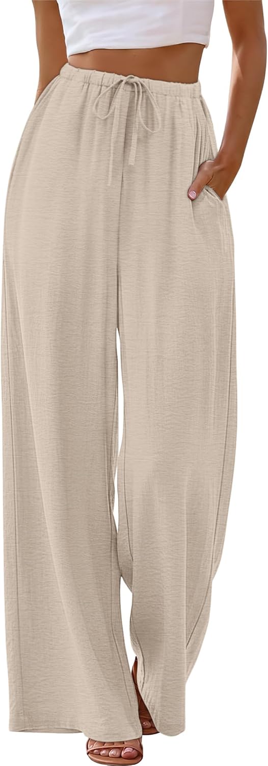 Pantalon de plage fluide pour femme