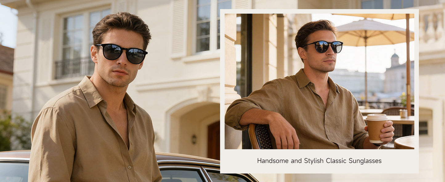 Chic Polarized Round Sunglasses