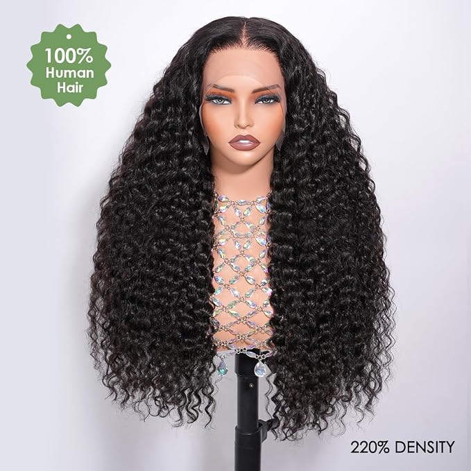 Elegant Lace Front Deep Wave Wig