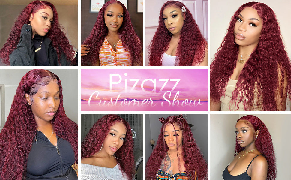 Elegant Lace Front Deep Wave Wig