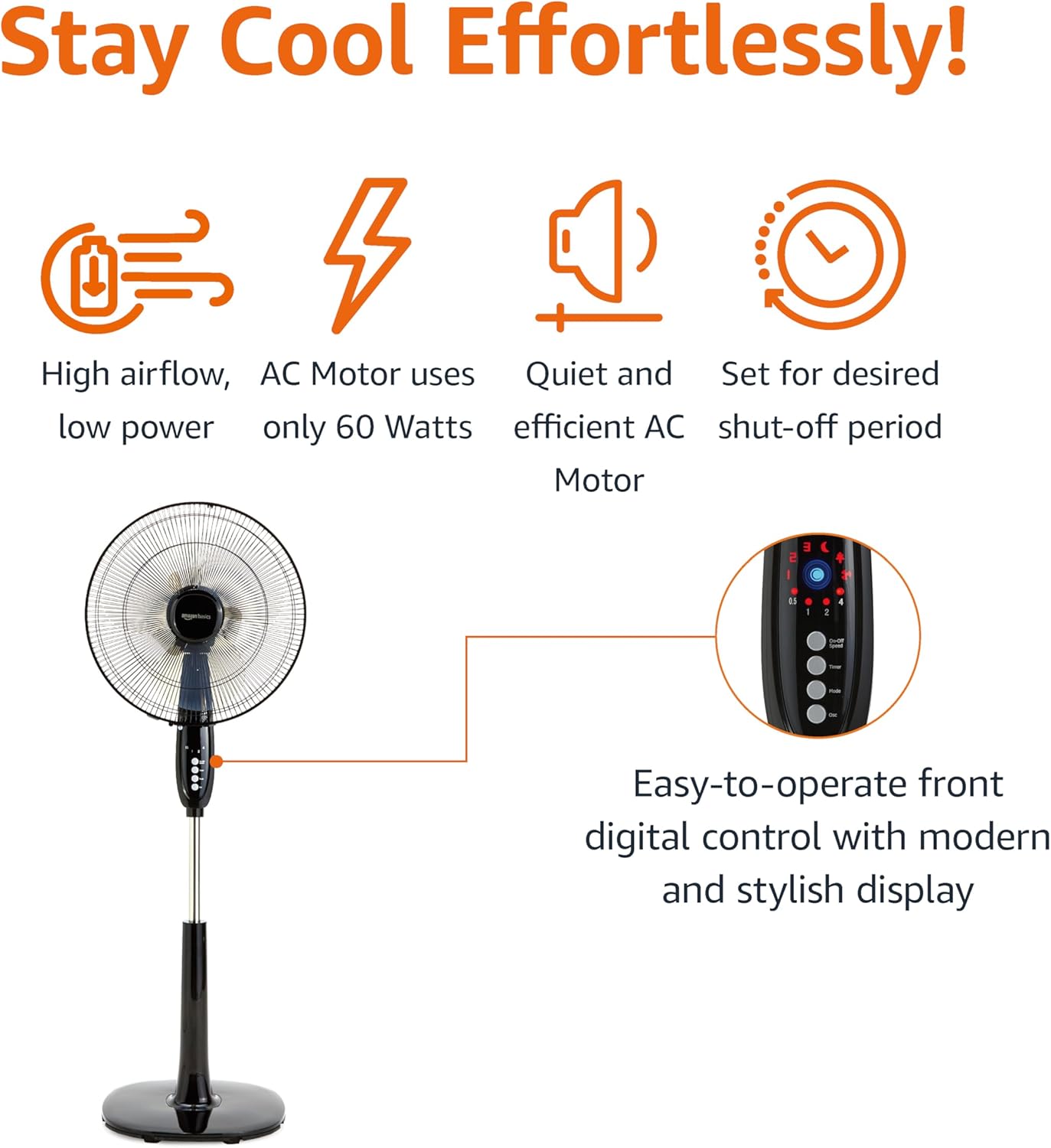 Quiet Comfort Pedestal Fan