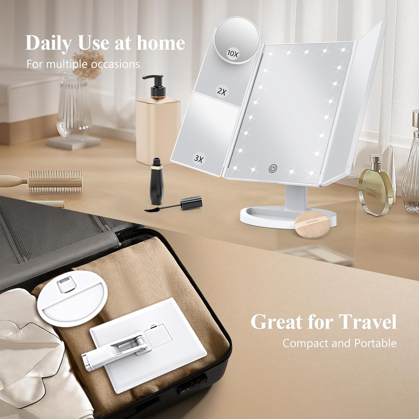 Glam Glow Vanity Mirror