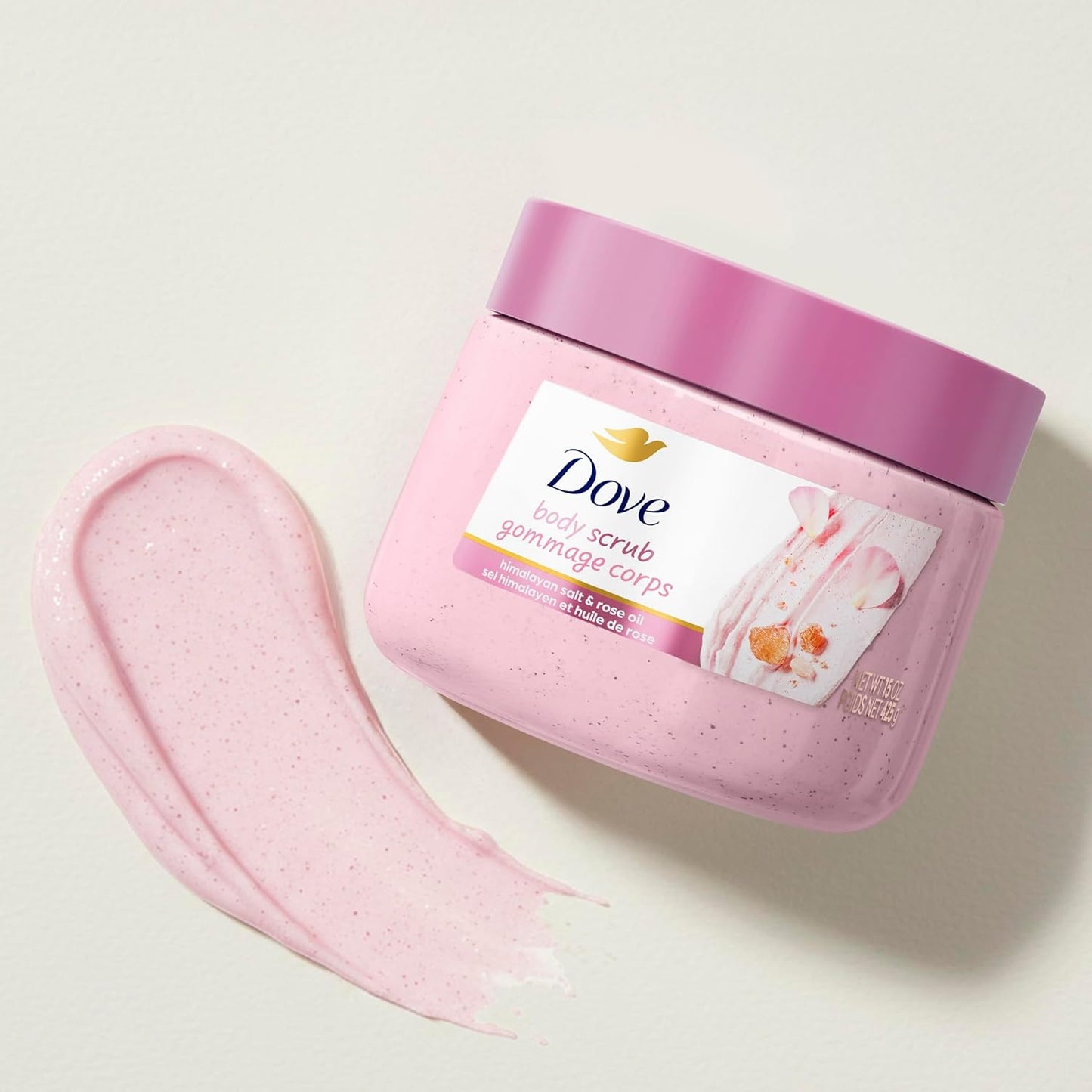 Silky Smooth Rose Salt Scrub