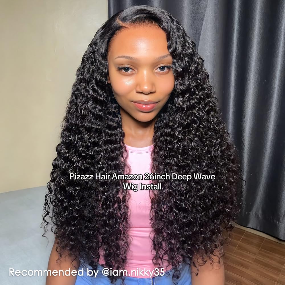 Elegant Lace Front Deep Wave Wig