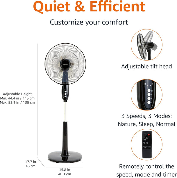 Quiet Comfort Pedestal Fan