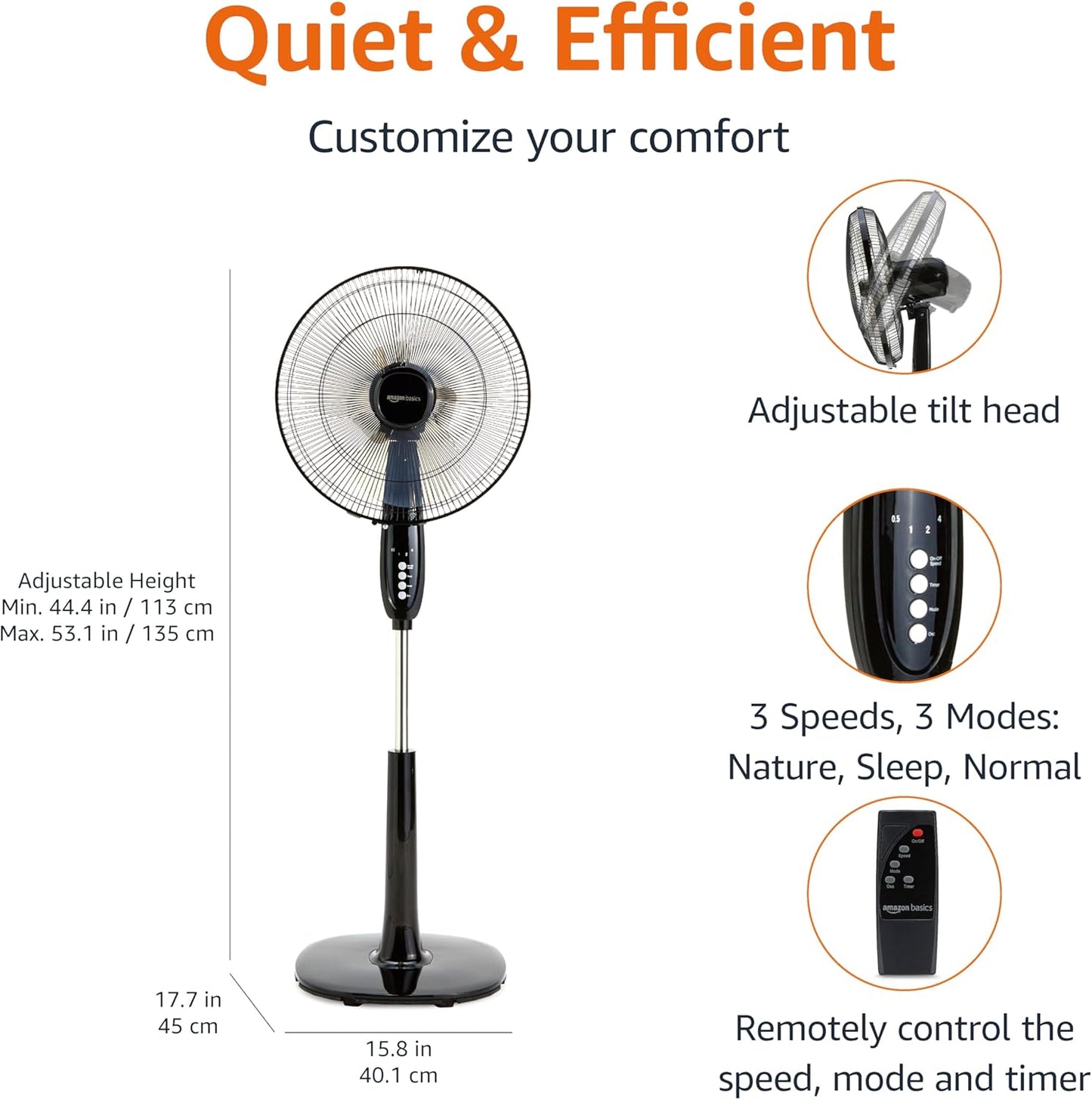 Quiet Comfort Pedestal Fan