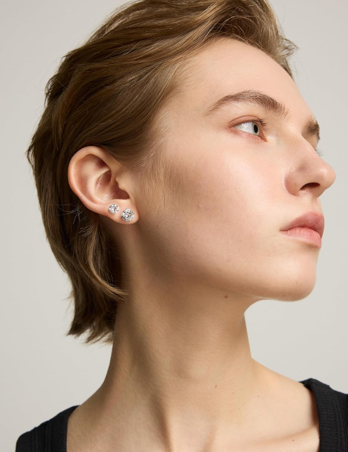 Elegant Sparkle Stud Earrings Set