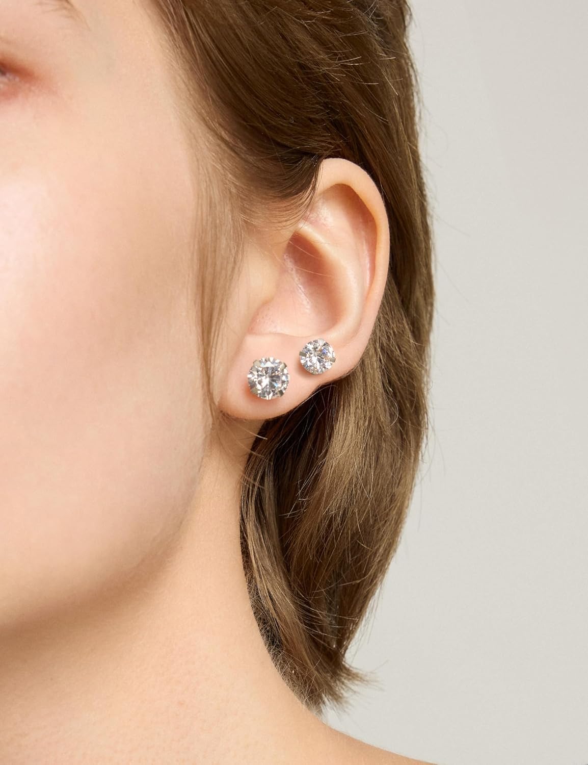 Elegant Sparkle Stud Earrings Set