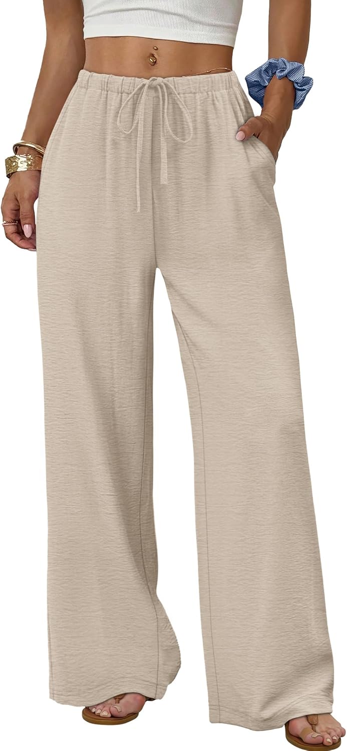Pantalon de plage fluide pour femme