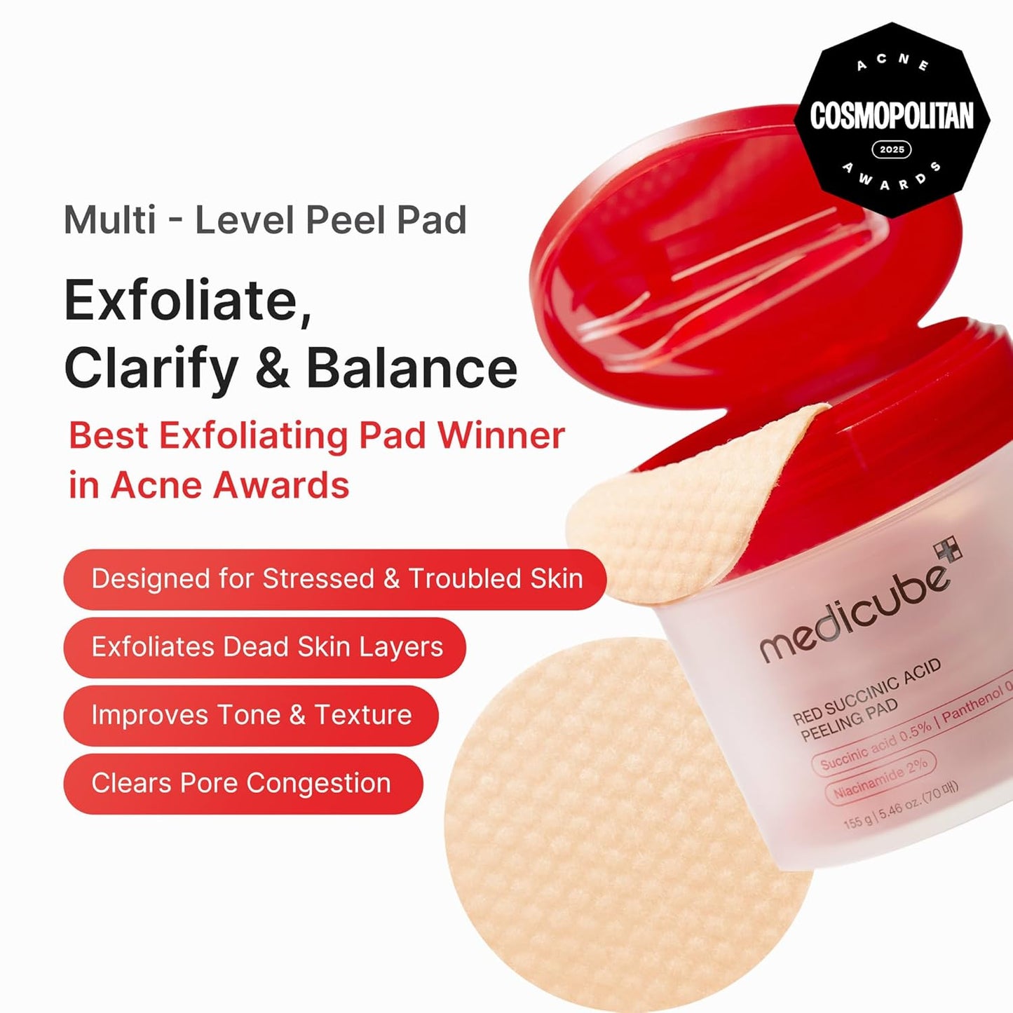 GlowBoost Exfoliating Pads