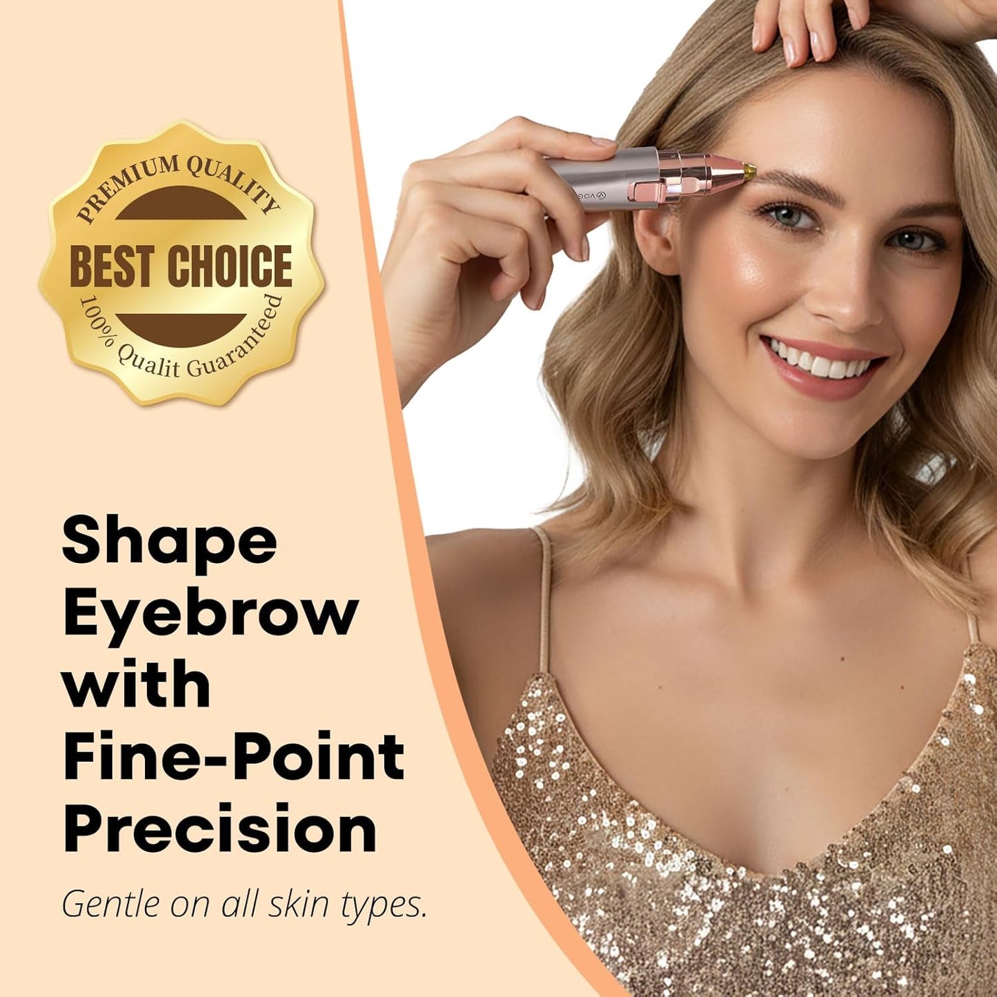 Rose Glow Facial Trimmer