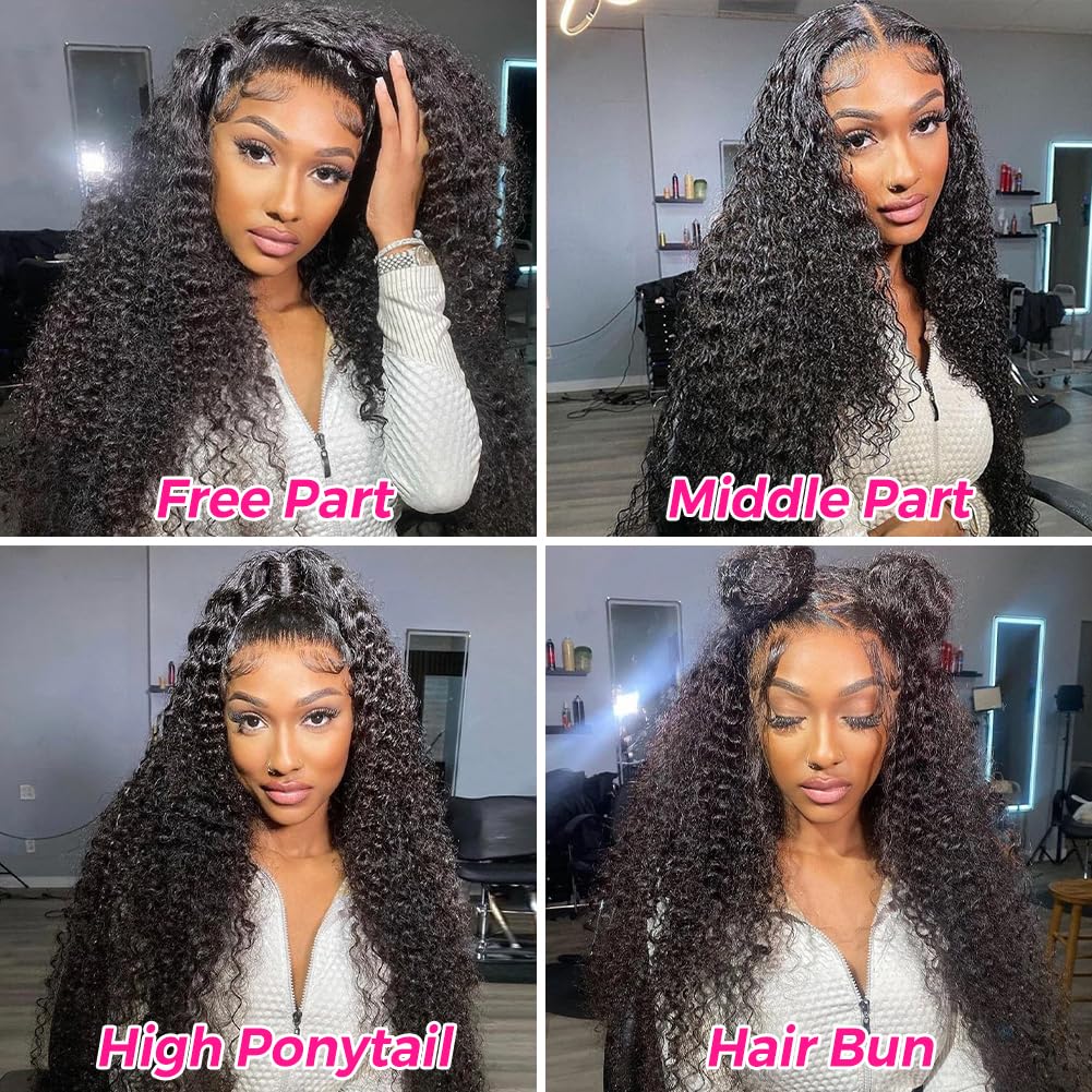 Elegant Lace Front Deep Wave Wig