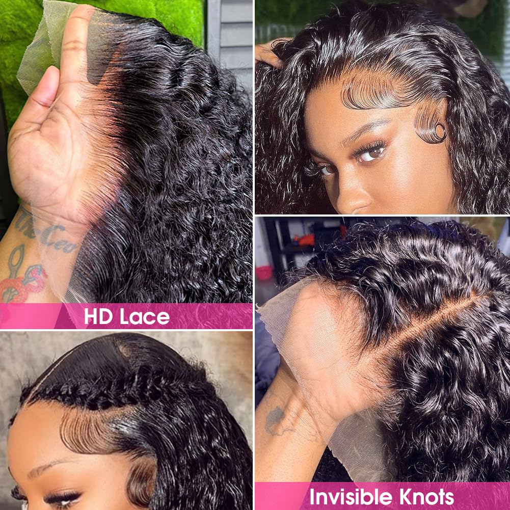 Elegant Lace Front Deep Wave Wig