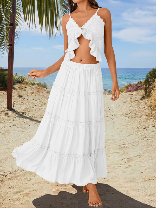 Elegant Beach Maxi Skirts