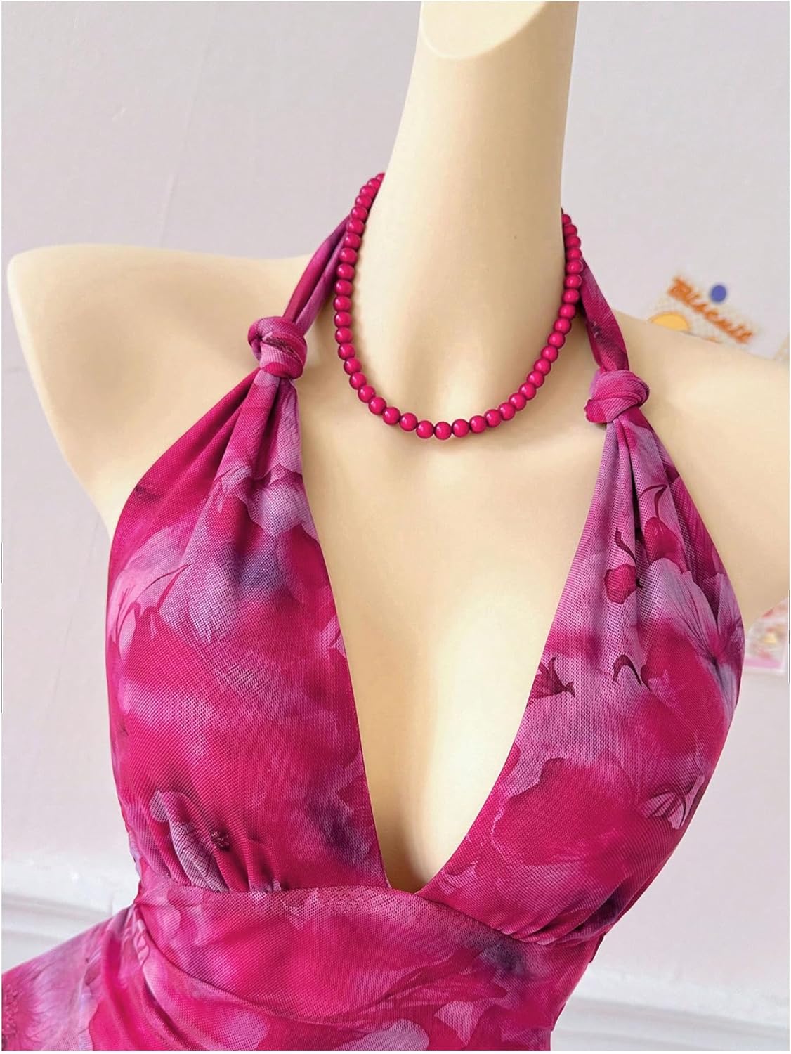 Robe d'été fleurie à volants