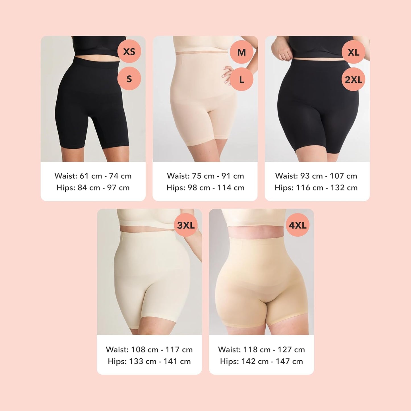 Comfort-Fit Tummy Control Shorts