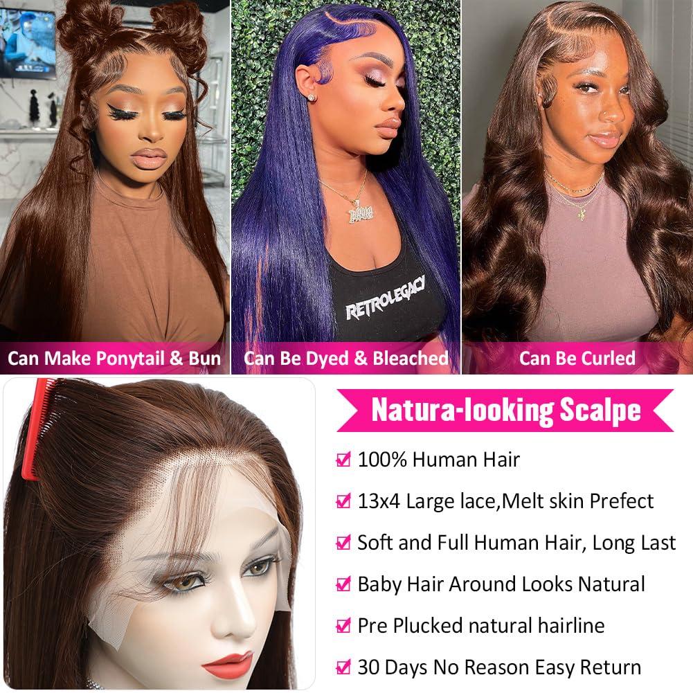 Gorgeous Chocolate Lace Front Wig