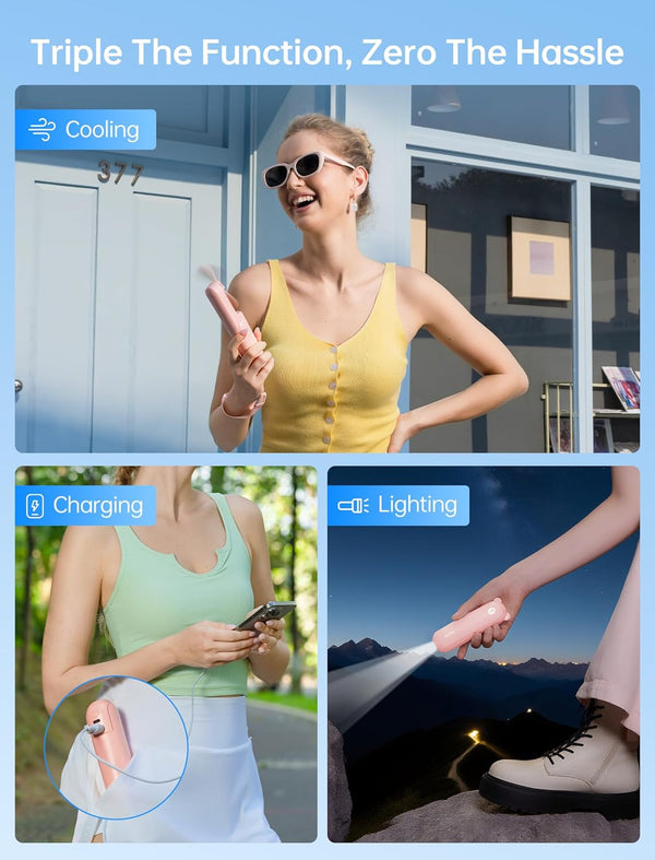 Chic Breeze 3-in-1 Mini Fan