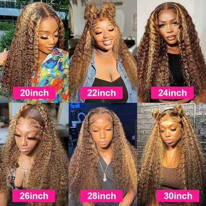 Elegant Lace Front Deep Wave Wig