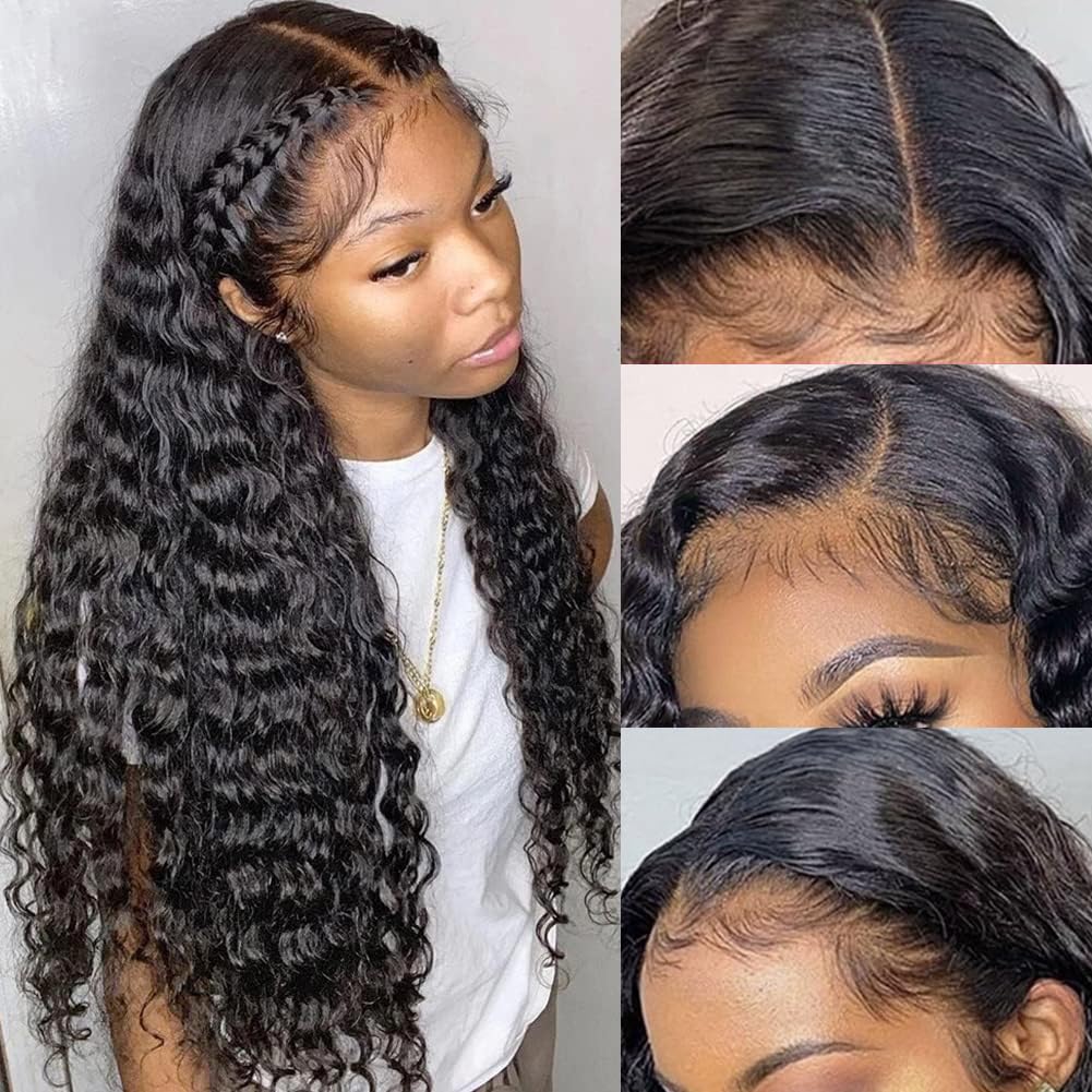 Elegant Lace Front Deep Wave Wig