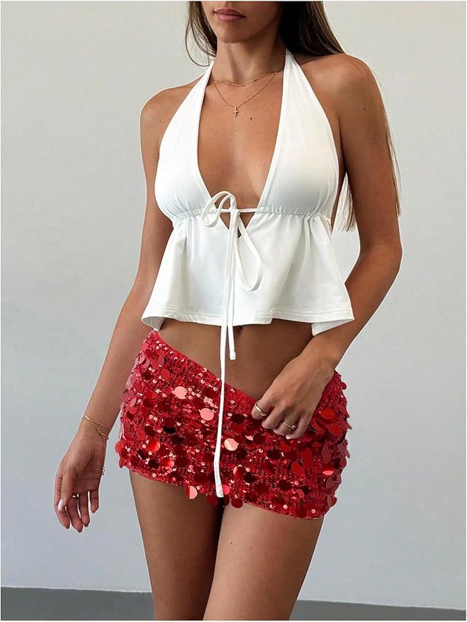 Sparkling Festival Mini Skorts