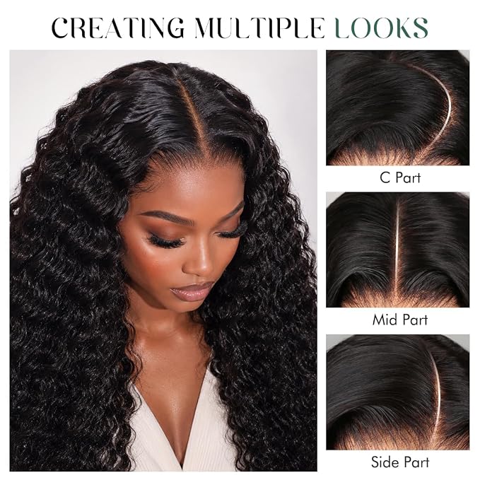 Elegant Lace Front Deep Wave Wig