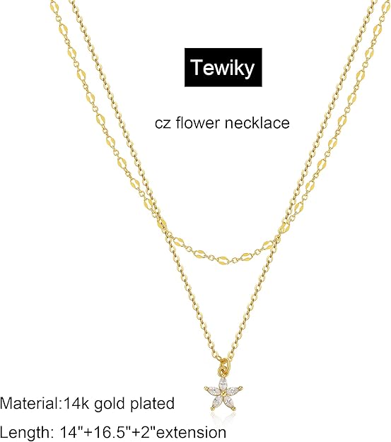 Dainty Gold Sparkle Necklace