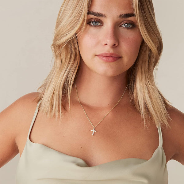 Elegant Gold Cross Necklace