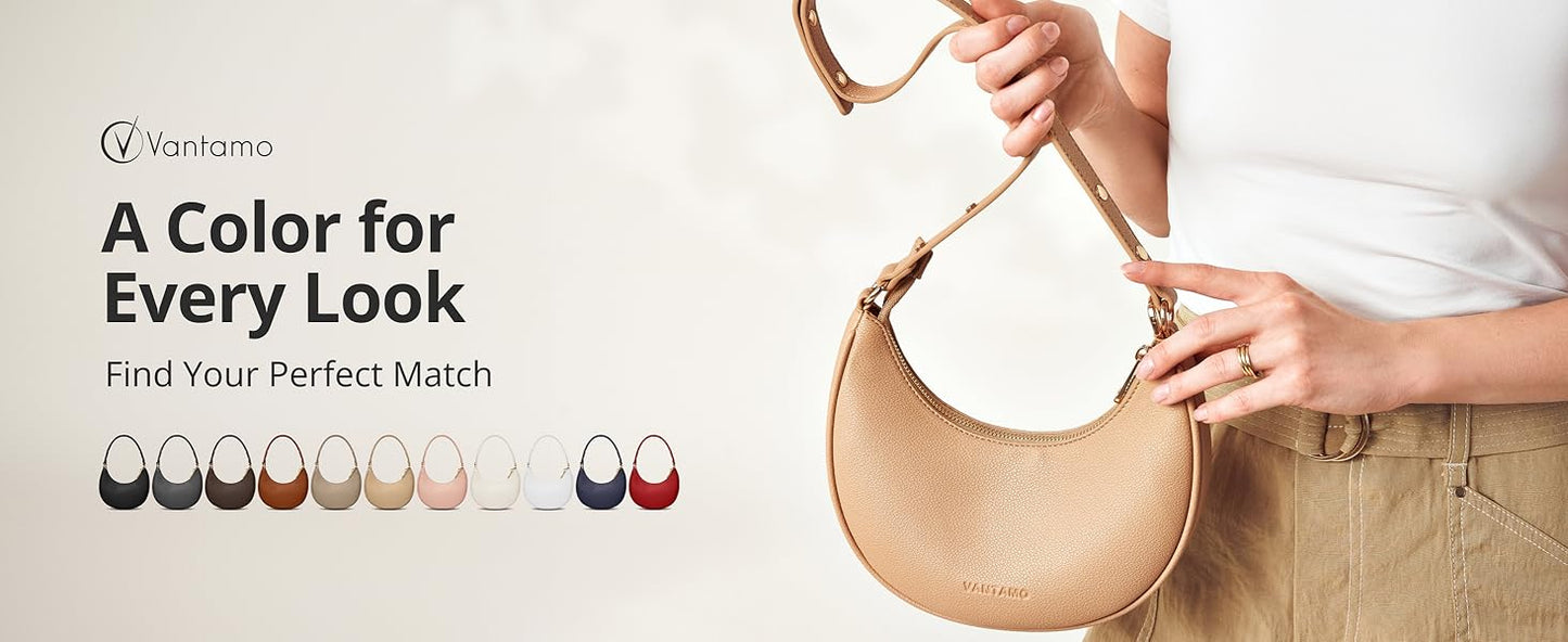 Carteras Chic con Forma de Media Luna