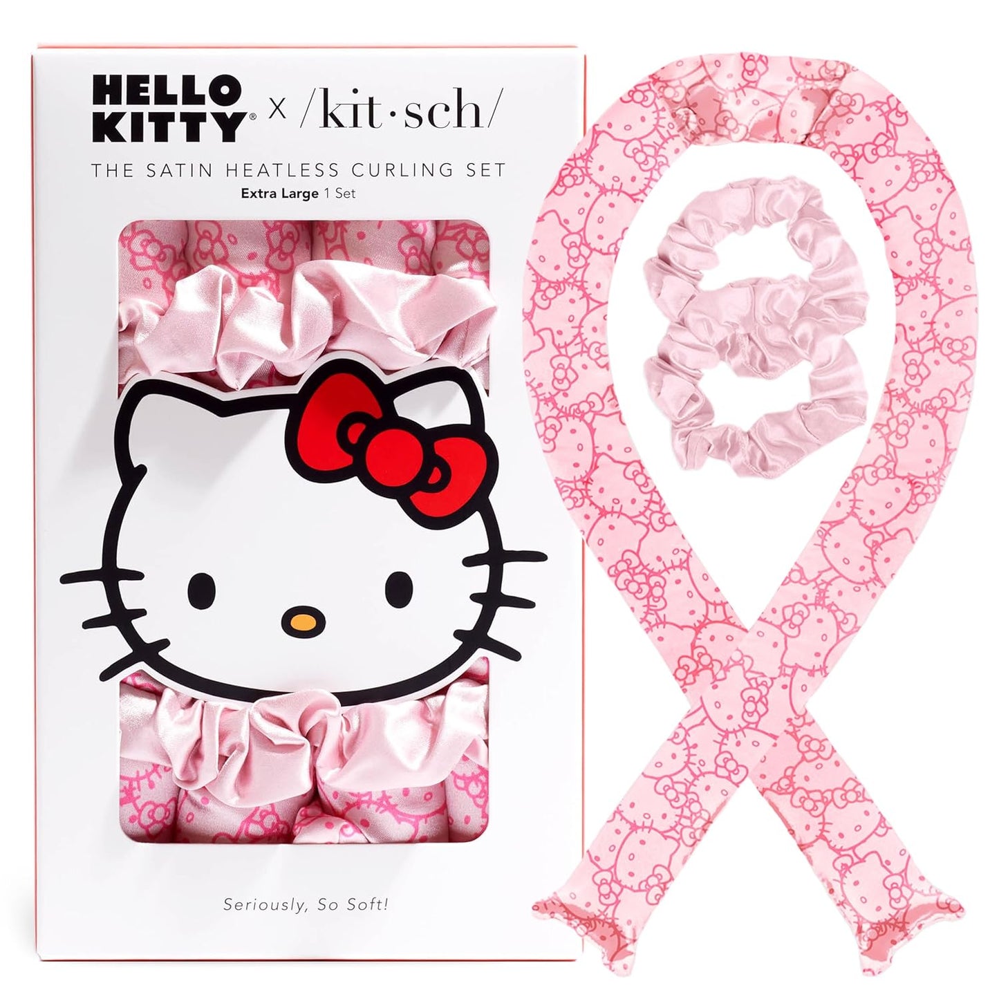Hello Kitty Heatless Curl Set