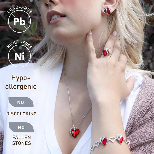 Infinity Love Crystal Necklace