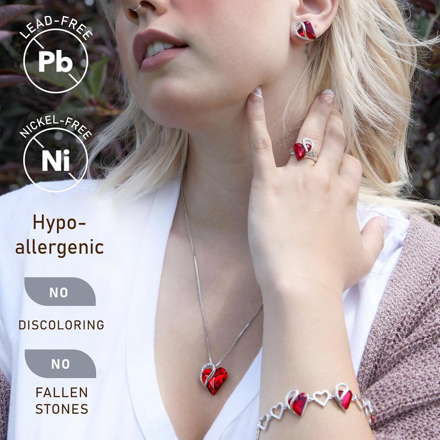 Infinity Love Crystal Necklace