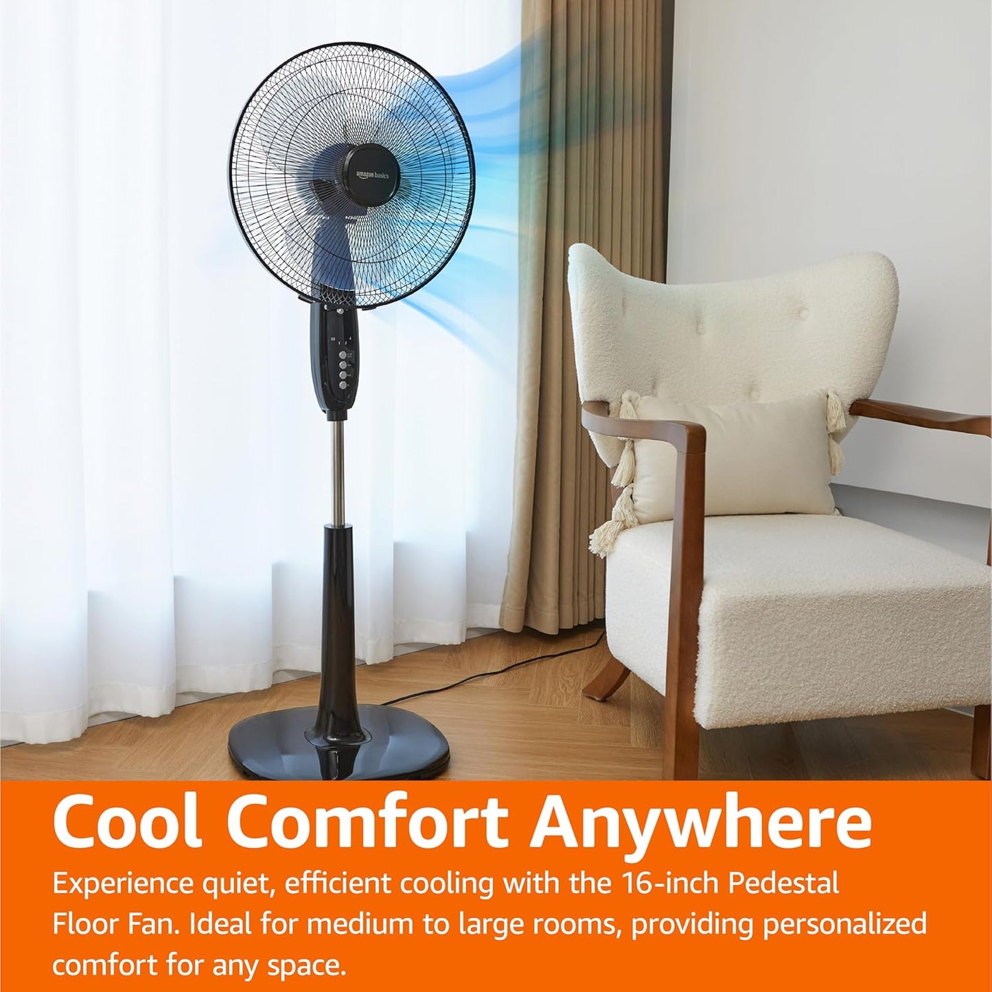 Quiet Comfort Pedestal Fan