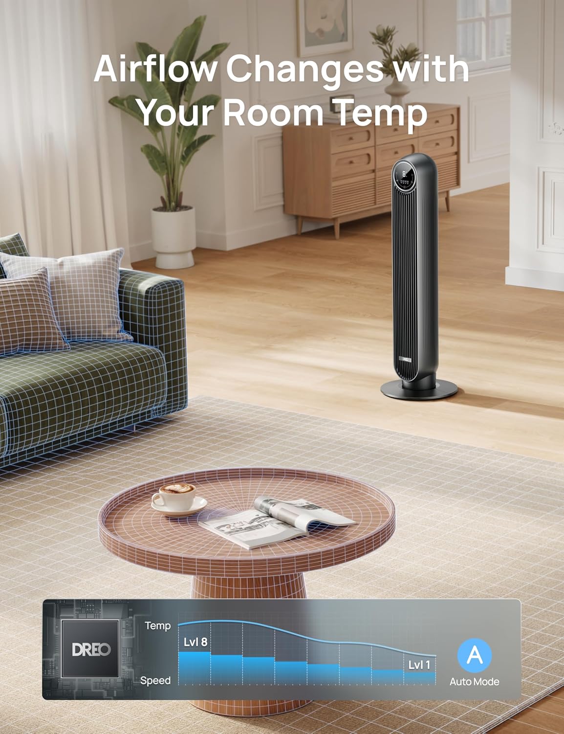 Blissful Breeze Tower Fan