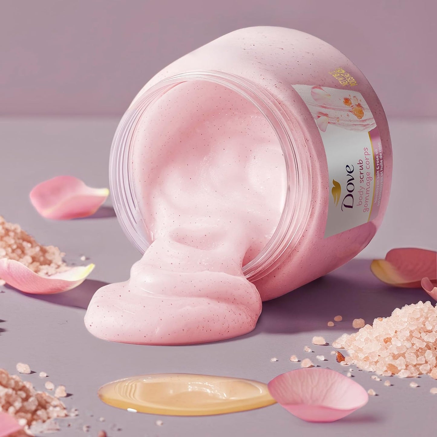 Silky Smooth Rose Salt Scrub