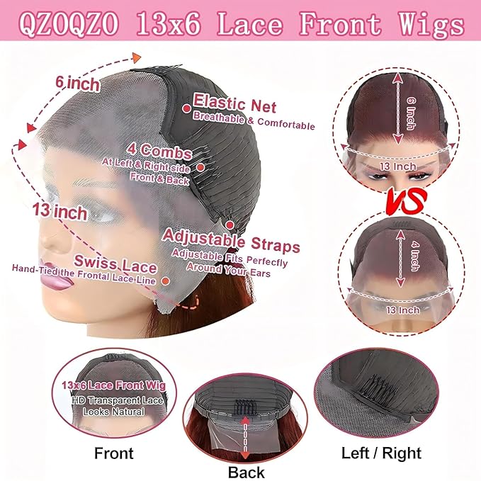 Glamour Waves Burgundy Wig
