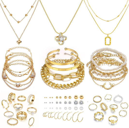 Elegant Gold Jewelry Set