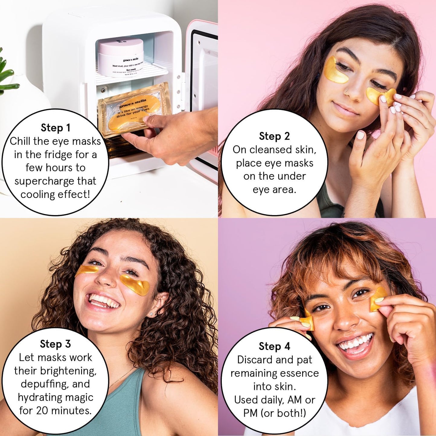 Glow & Refresh Eye Masks