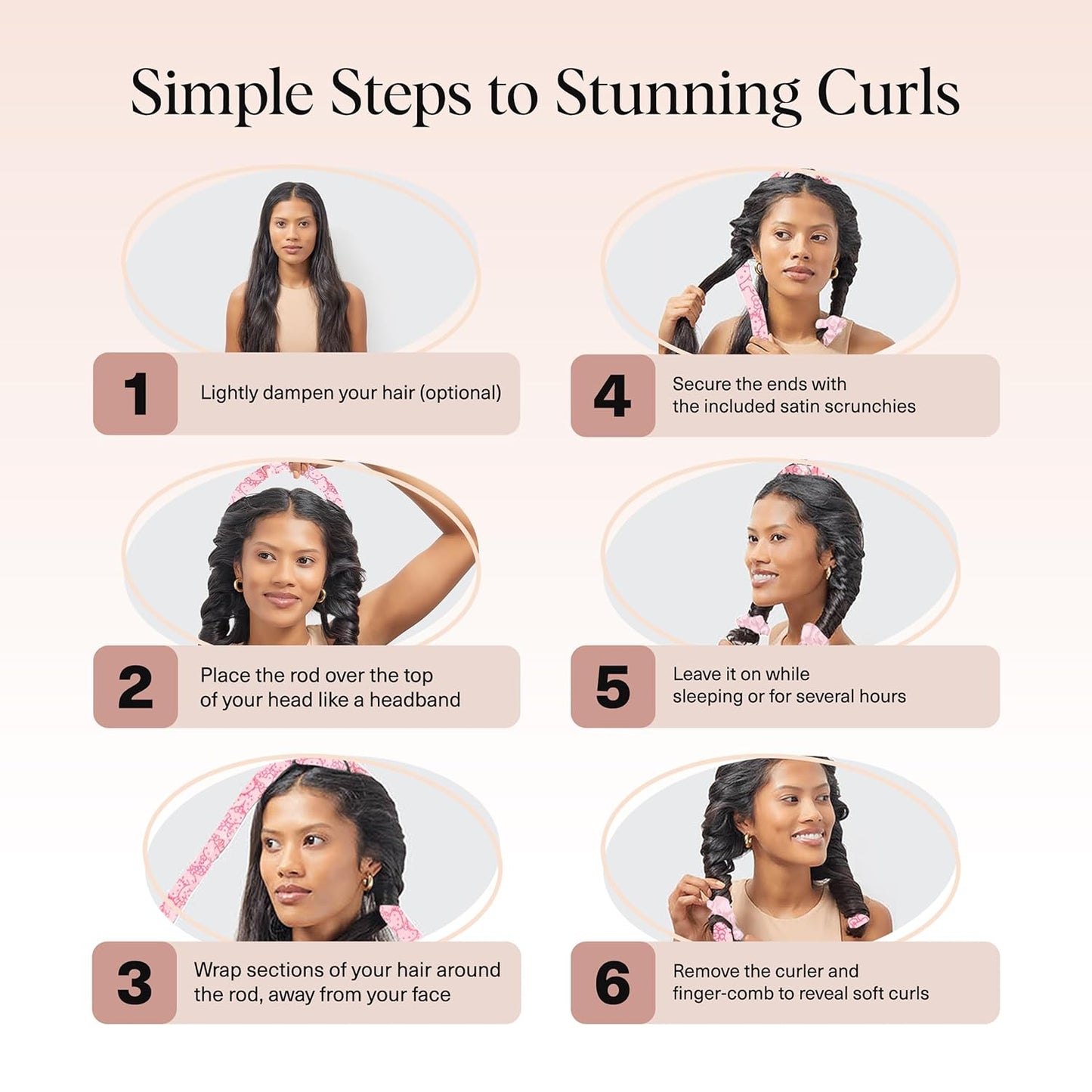 Hello Kitty Heatless Curl Set